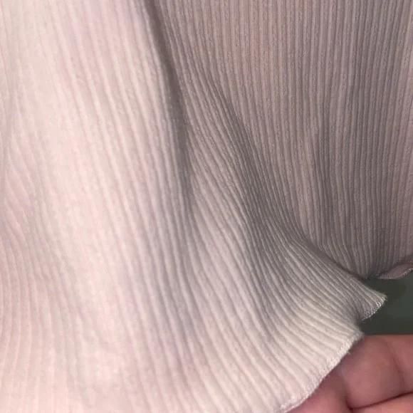 ribbed pink crop top - Picture 4 of 5